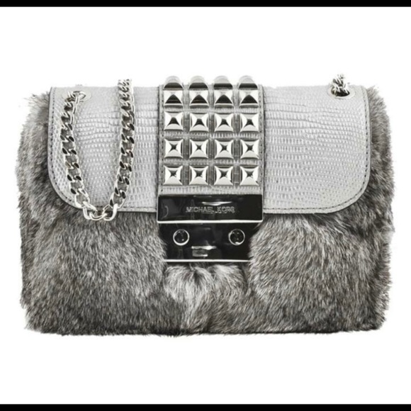 Michael Kors rabbit fur purse. New never used - Picture 9 of 10